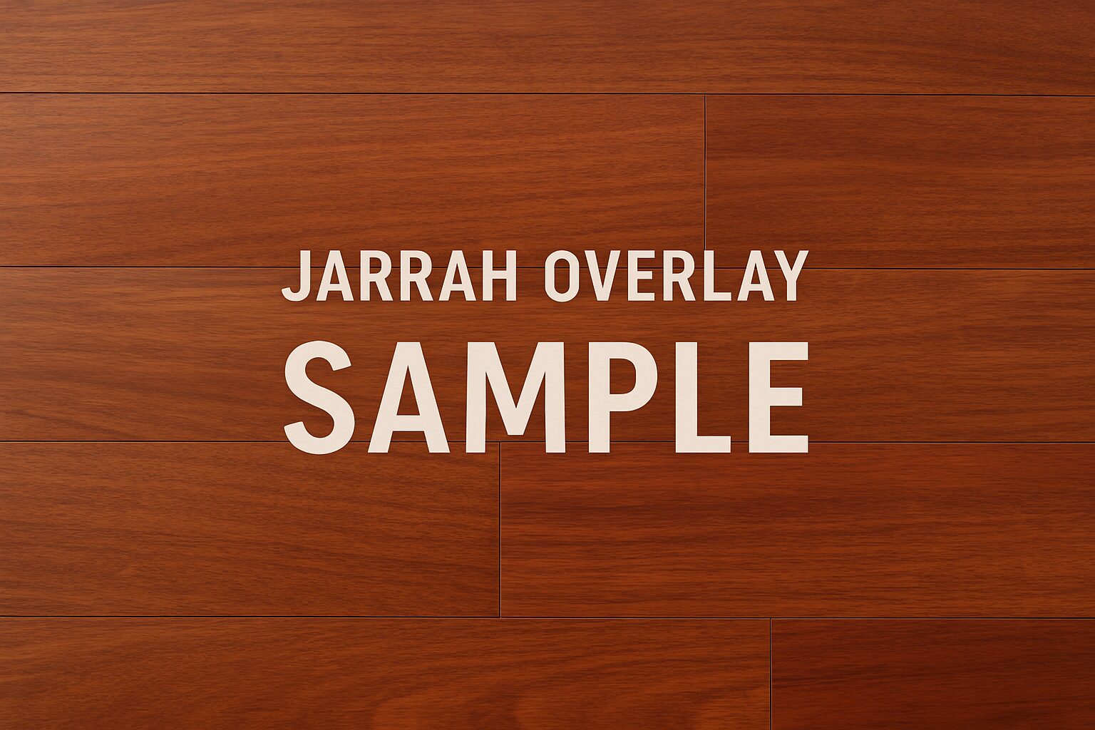 Jarrah Overlay 77x14