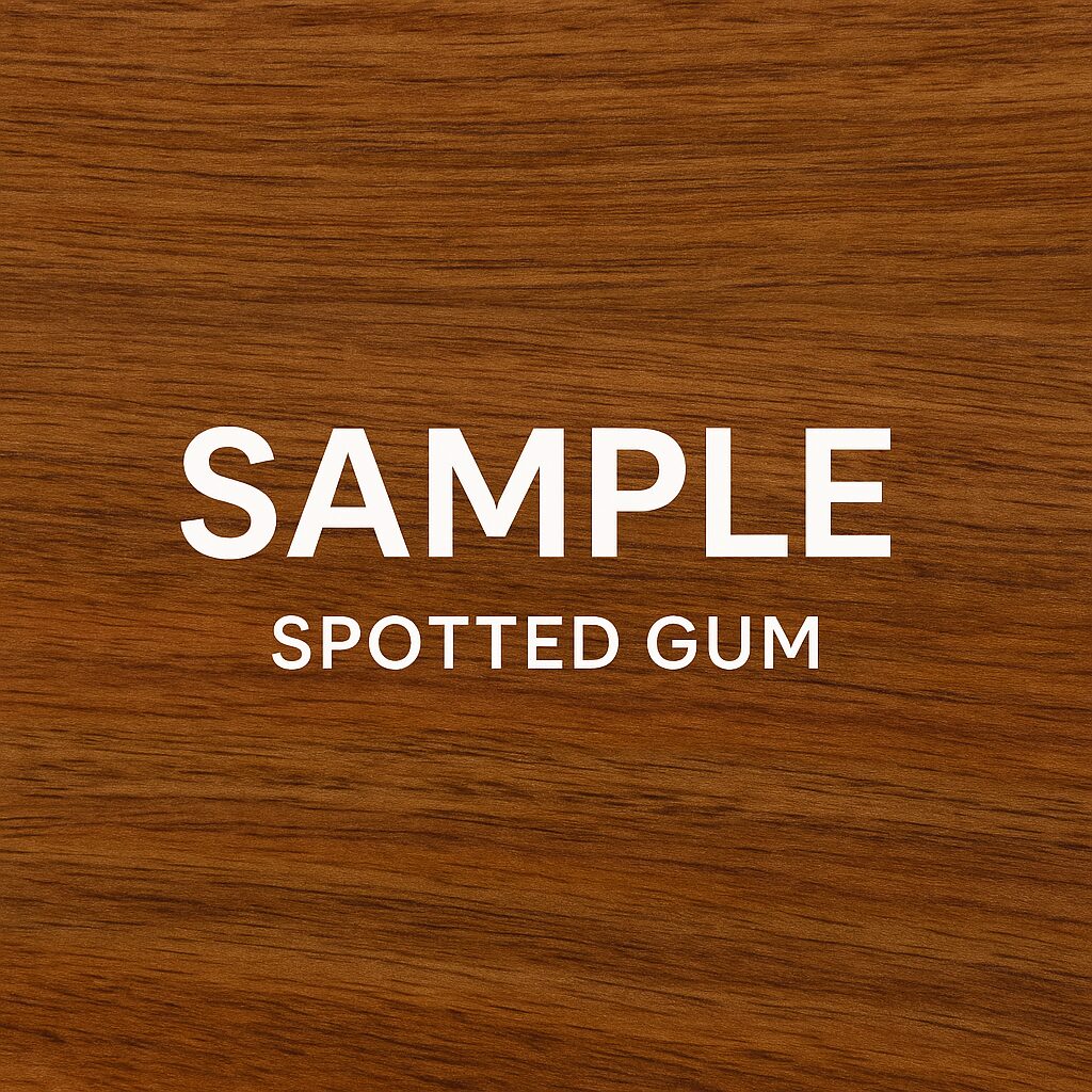 Spotted Gum Overlay Timber Sample