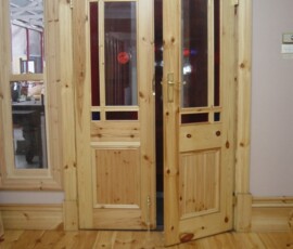 double Baltic timber door